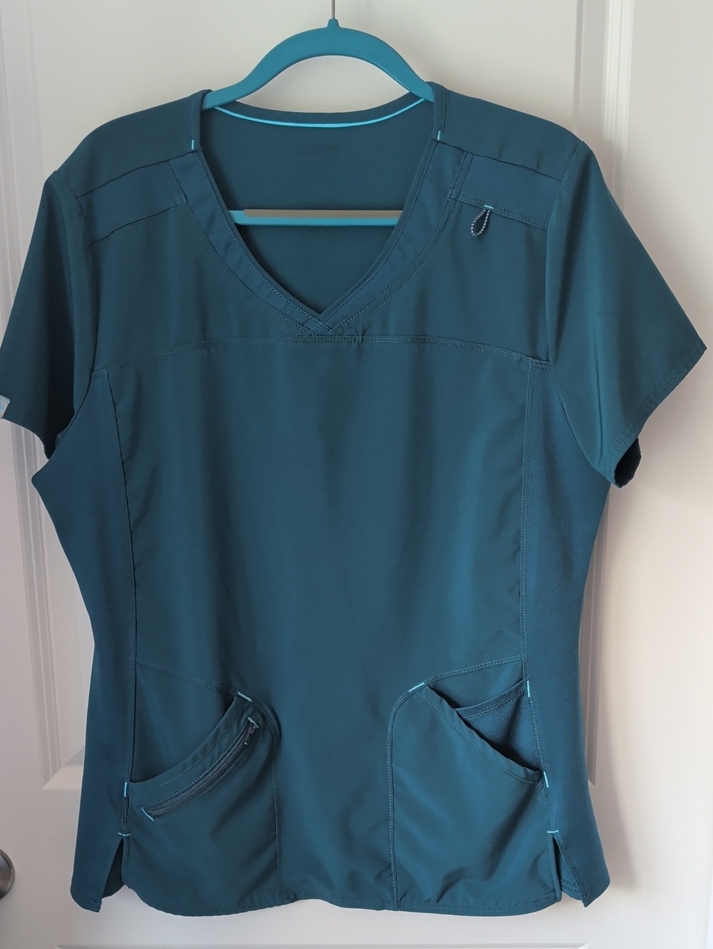 Scrubstar Teal V-Neck Medical Scrub Top